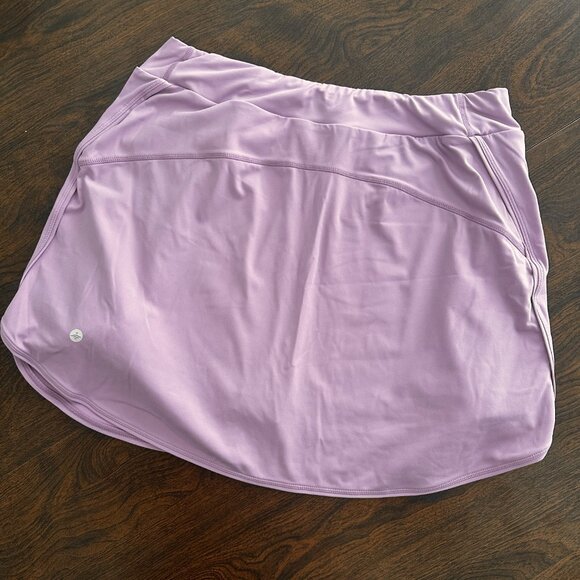 HALARA Everyday High Waisted Side Pocket 2-in-1 Micro Mini Golf Skirt XL, Orchid - Picture 5 of 5